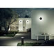 State LED 1.54 inch Black Outdoor Wall Mount